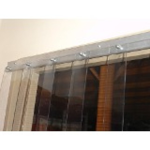 cortina de PVC transparente para câmaras frigoríficas
