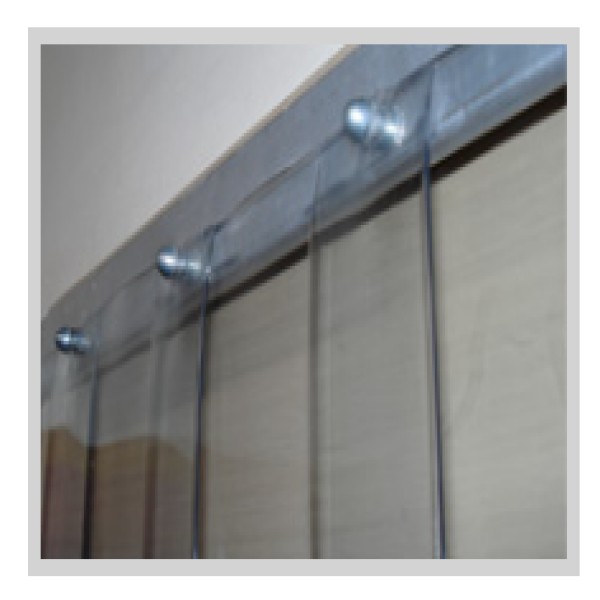 cortina de PVC transparente para câmaras frigoríficas