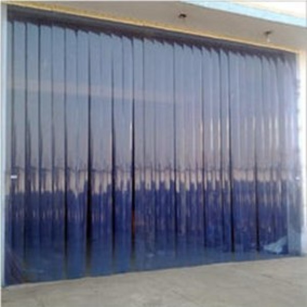 cortina de PVC transparente
