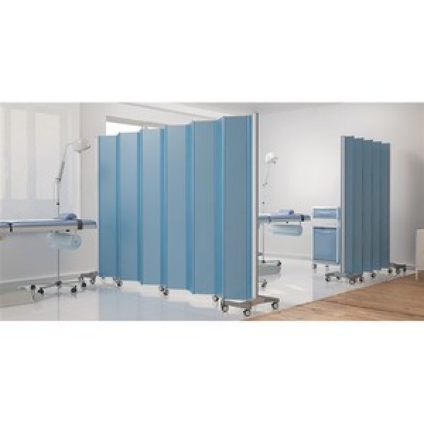 Cortina divisória de leito hospitalar