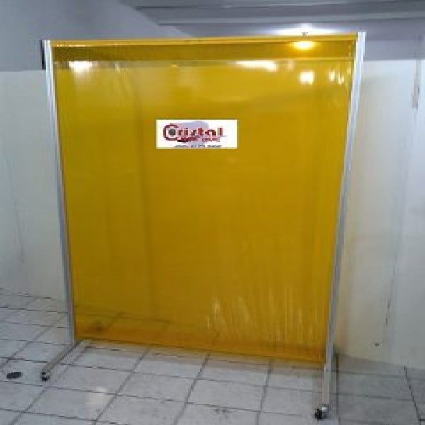 cortina para biombo de solda