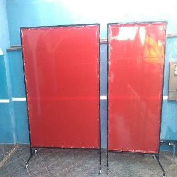 cortina para biombo de solda
