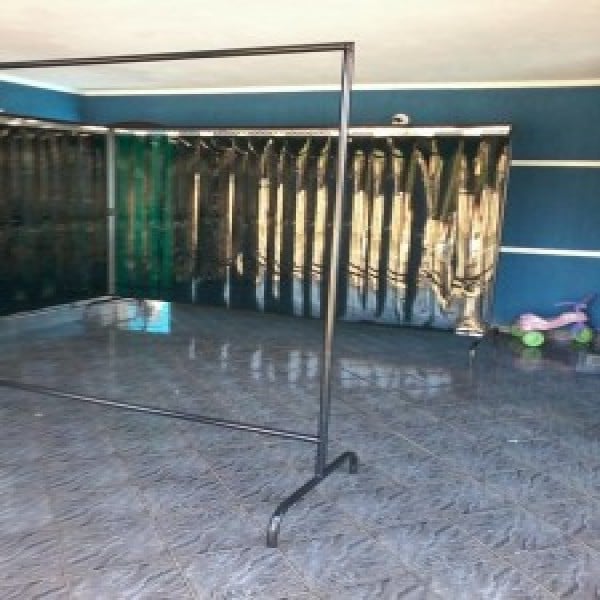 cortina para biombo de solda