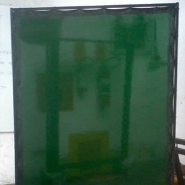 cortina para biombo de solda