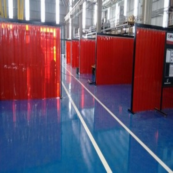 cortina para biombo de solda