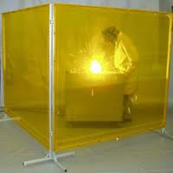cortina para biombo de solda