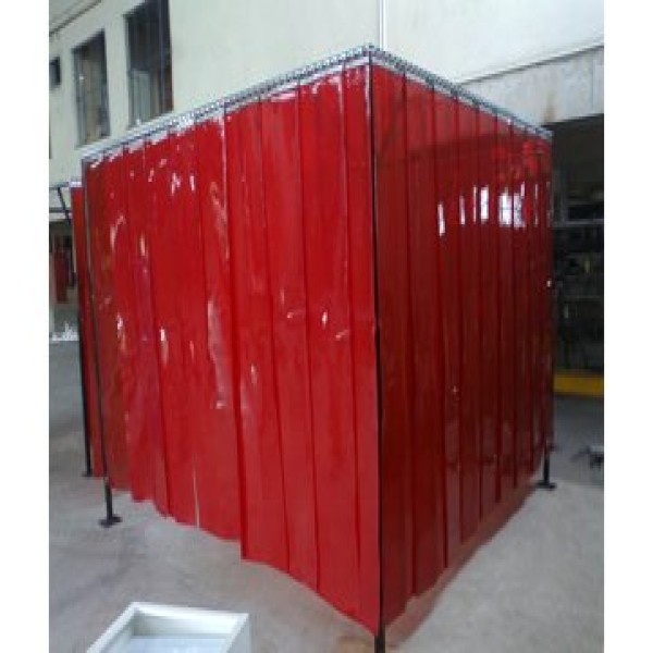 cortina para cabine de solda