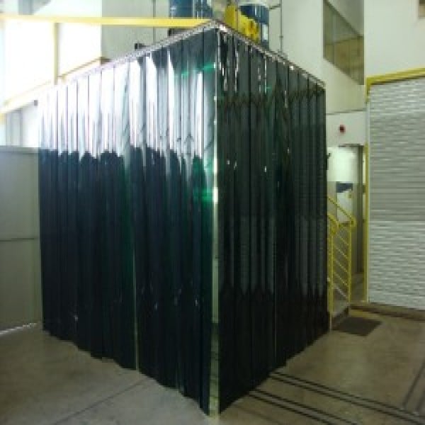 cortina para solda em tiras