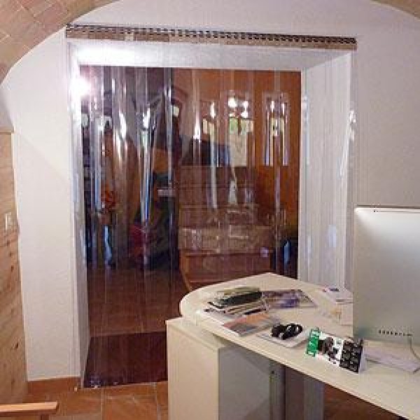 cortina PVC transparente