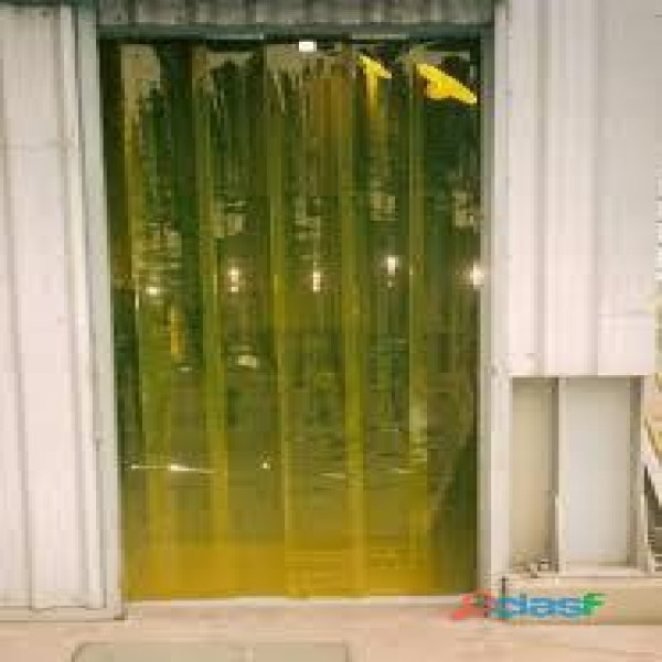 cortinas de PVC em tiras