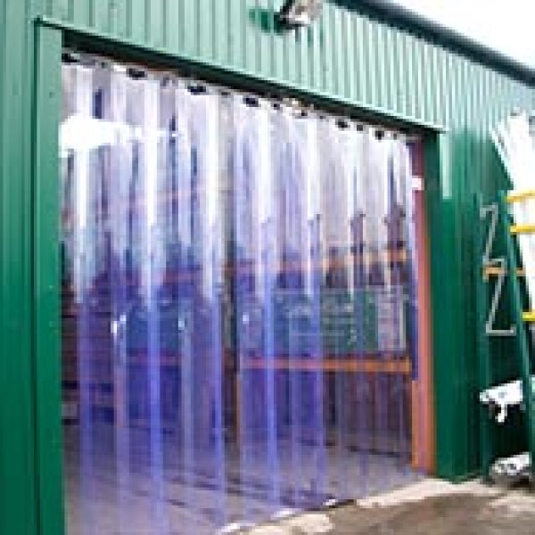 cortinas de PVC em tiras