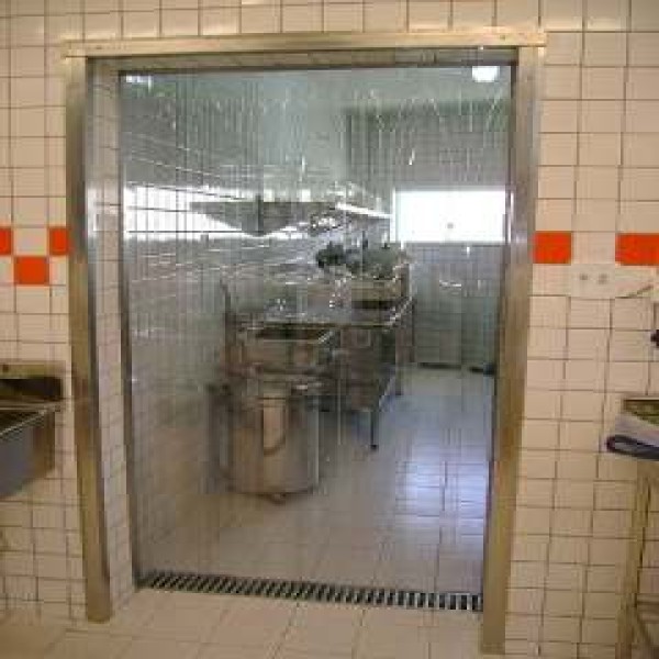 cortinas de PVC em tiras