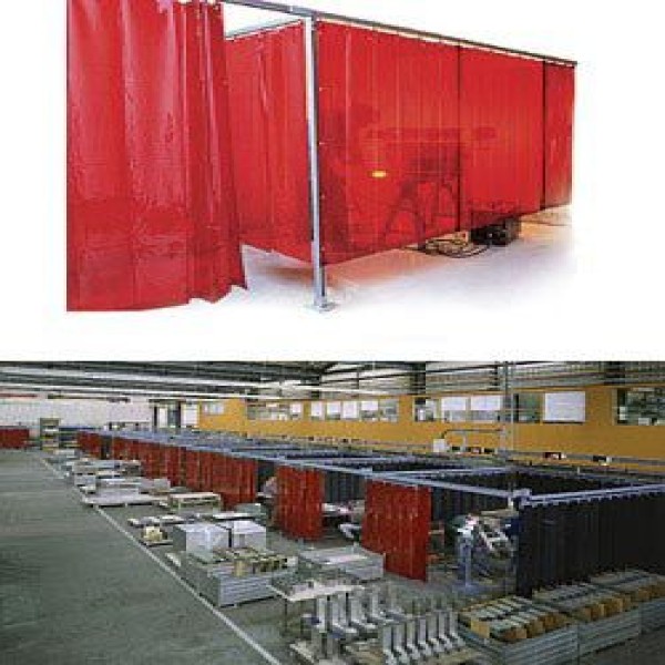 cortinas de PVC em tiras