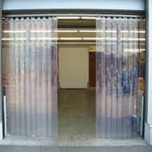 cortinas de PVC em tiras