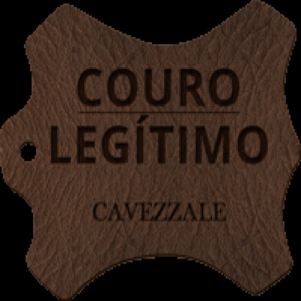Etiqueta couro sintético personalizada
