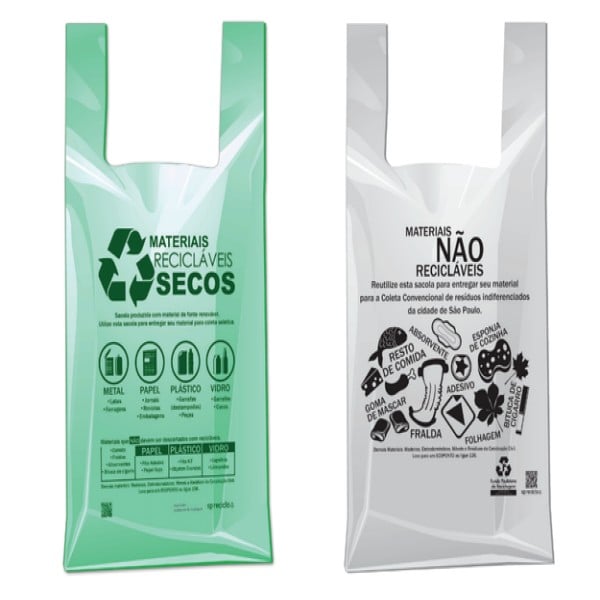 Sacola biodegradável