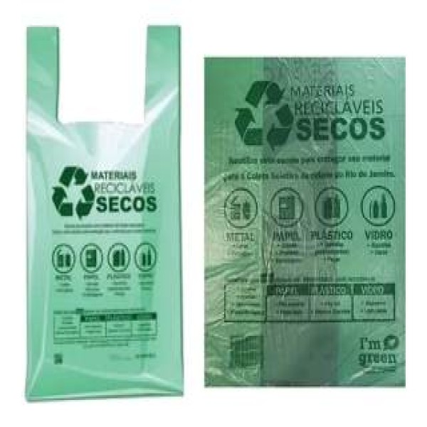 Fábrica de sacolas plásticas tipo camiseta