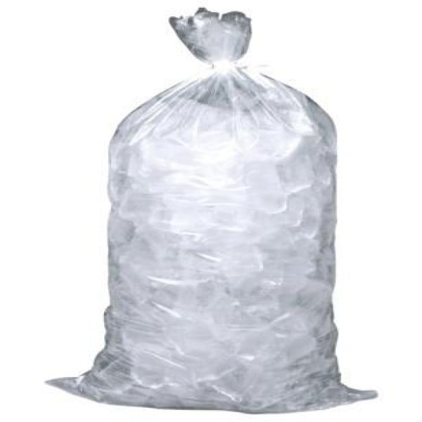 Saco plastico para embalar gelo