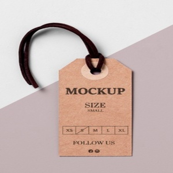 Etiqueta mini tag para roupas