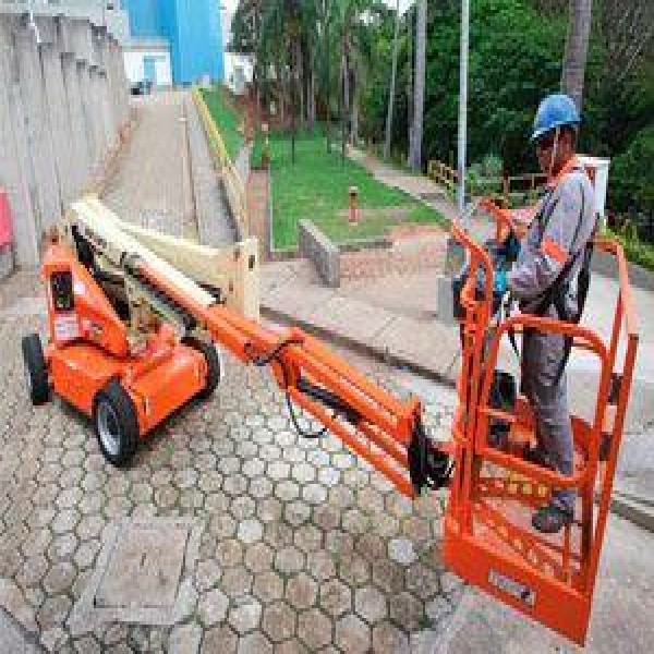 Plataforma elevatória articulada aluguel