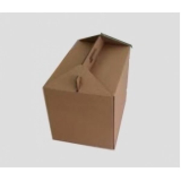 Caixa de papelão tipo maleta