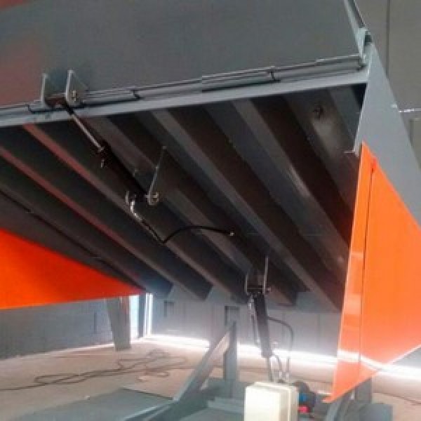 Plataforma niveladora de doca industrial