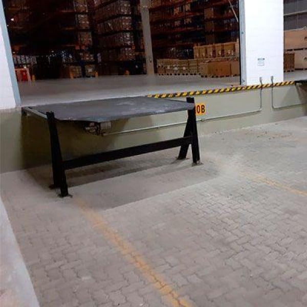 Plataforma niveladora de doca manual