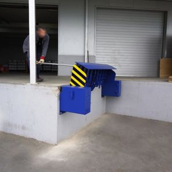 Plataforma niveladora de doca manual