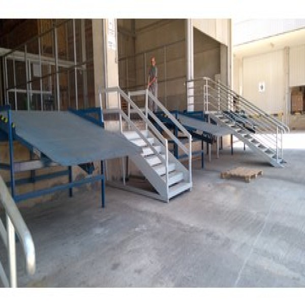 Plataforma niveladora para docas