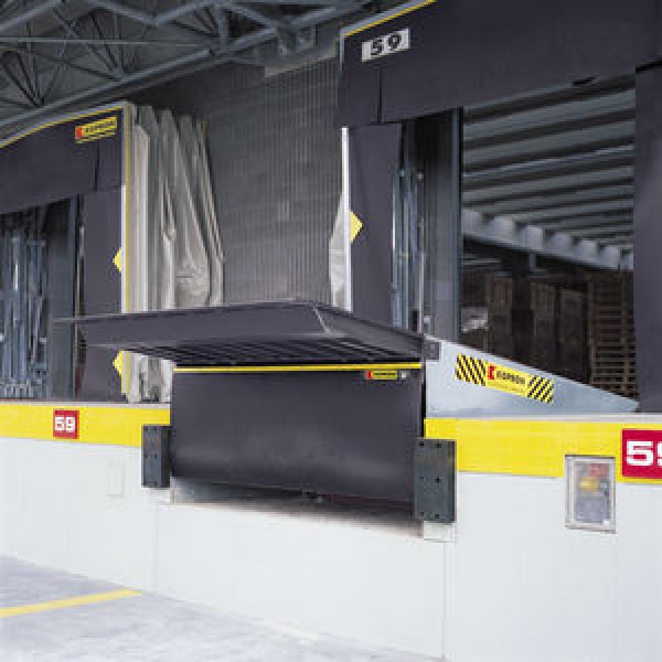 Plataformas niveladoras de doca eletro hidráulicas