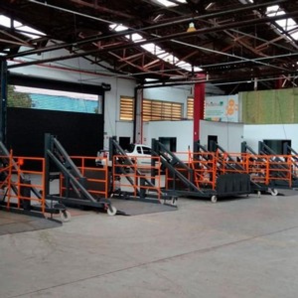 Plataformas niveladoras de doca eletro hidráulicas