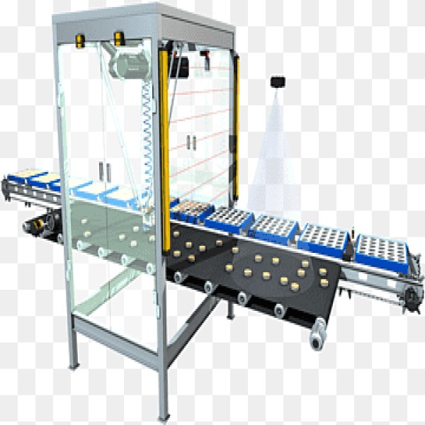 Mesa elevadora com esteira transportadora