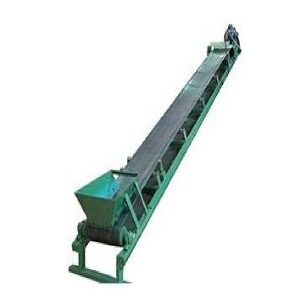 Mesa elevadora com esteira transportadora
