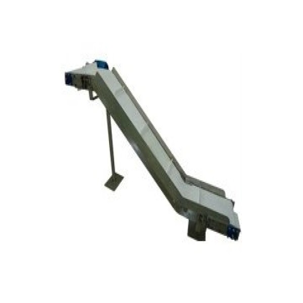 Mesa elevadora com esteira transportadora