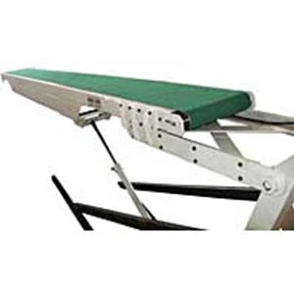 Mesa elevadora com esteira transportadora