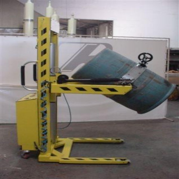 Carrinho transporte e entornador de tambor