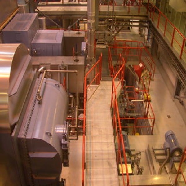 Condensador de vapor turbina
