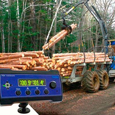 Inclinômetro para máquinas florestais
