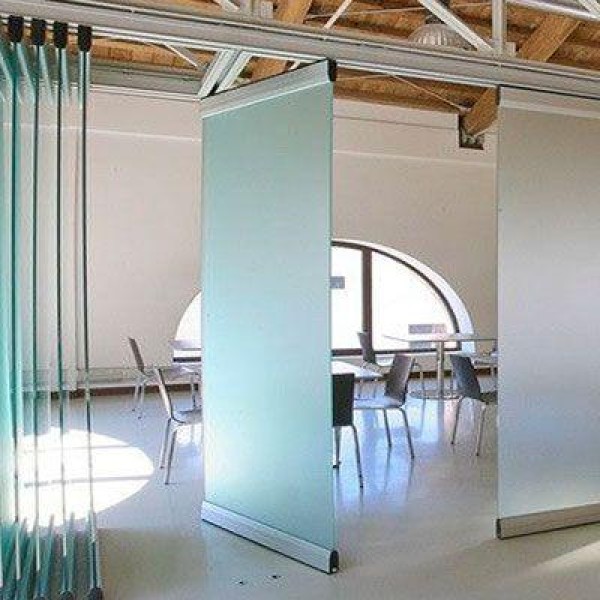 Divisória de vidro temperado escritório