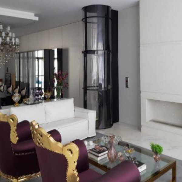 Elevador residencial panorâmico