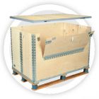 fabricante de caixa de madeira para exportação