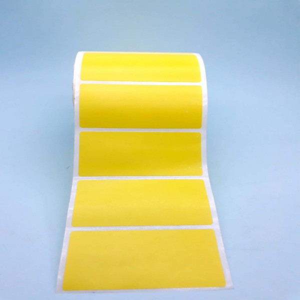 Etiqueta em papel couché
