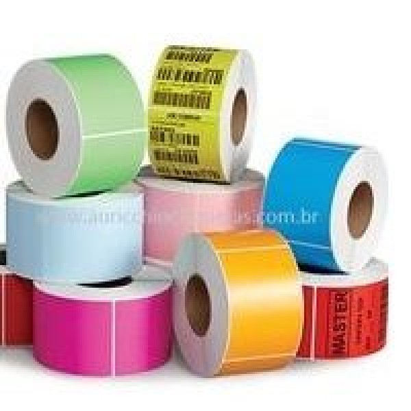 Etiqueta em papel couché