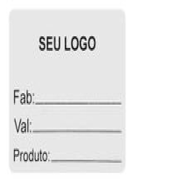 Etiqueta para data de validade