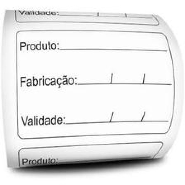 Etiqueta para data de validade