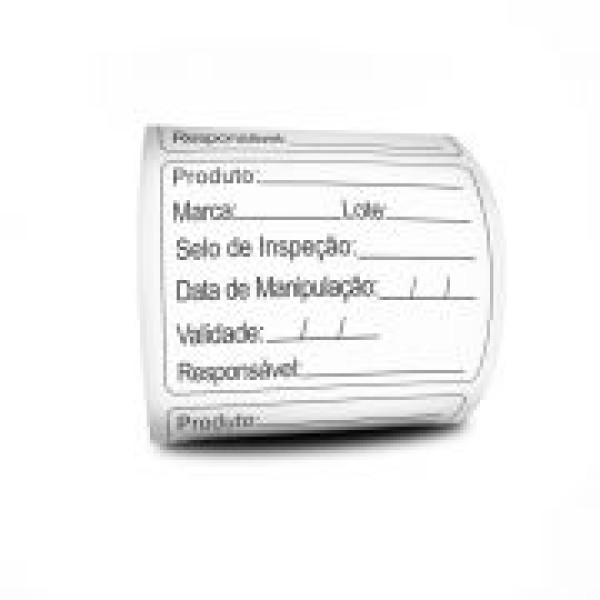 Etiqueta para data de validade