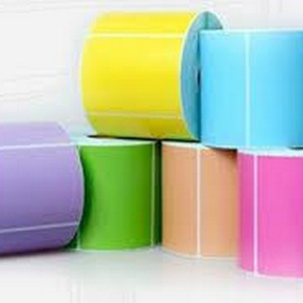 Etiquetas adesivas coloridas