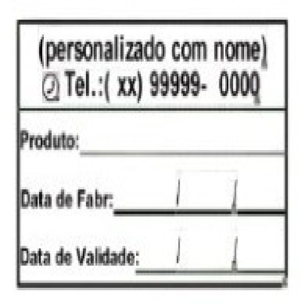 Etiquetas de validade para alimentos