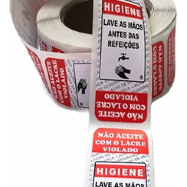 Etiquetas lacres de segurança