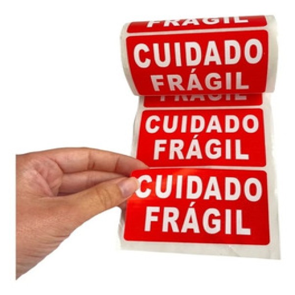 Etiquetas para caixas de papelão